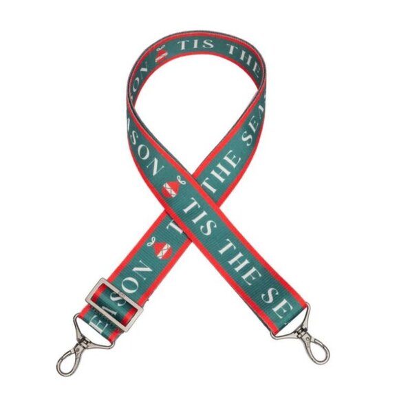 lug Accessories - Lug Tis the Season Holiday/Christmas Adjustable Webbed Bag Strap - 1.5"